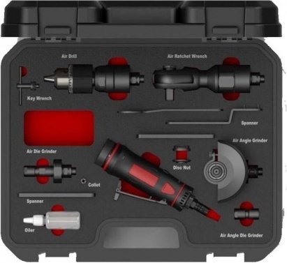 Пневмодрель Mighty Seven NE-0405-KIT ключевой 1600 купить,NaN