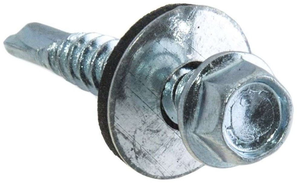 Саморезы кровельные с буром 6.3x 19 (300 шт) СТРОЙБАТ купить,3460