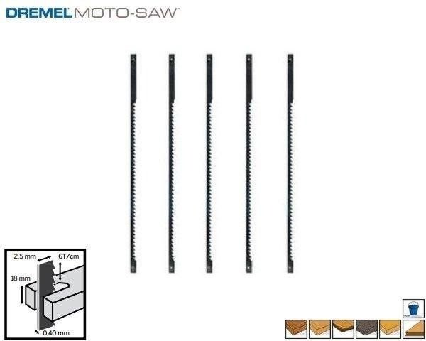 Пильное полотно Dremel 100 мм, 5 шт. арт. Dremel MS51 купить,NaN