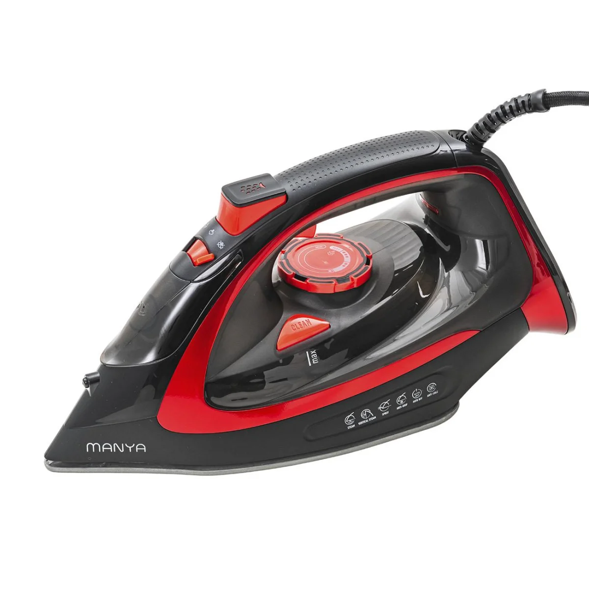 Утюг Manya I-M2605 черно-красный - ForteMarket Утюг Manya I-M2605 черно-красный купить,0