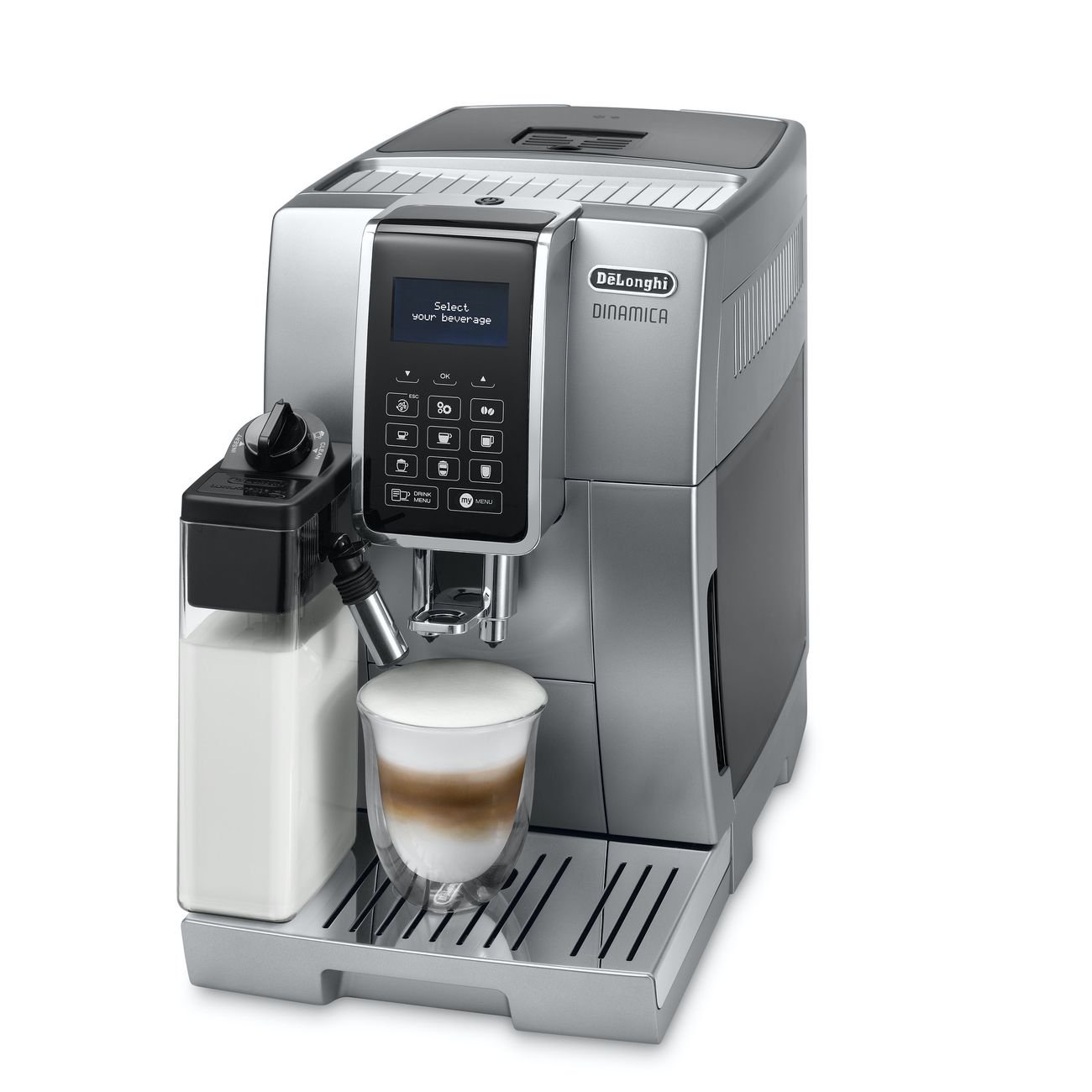 Кофеварка DeLonghi ECAM350.75.S серебристая