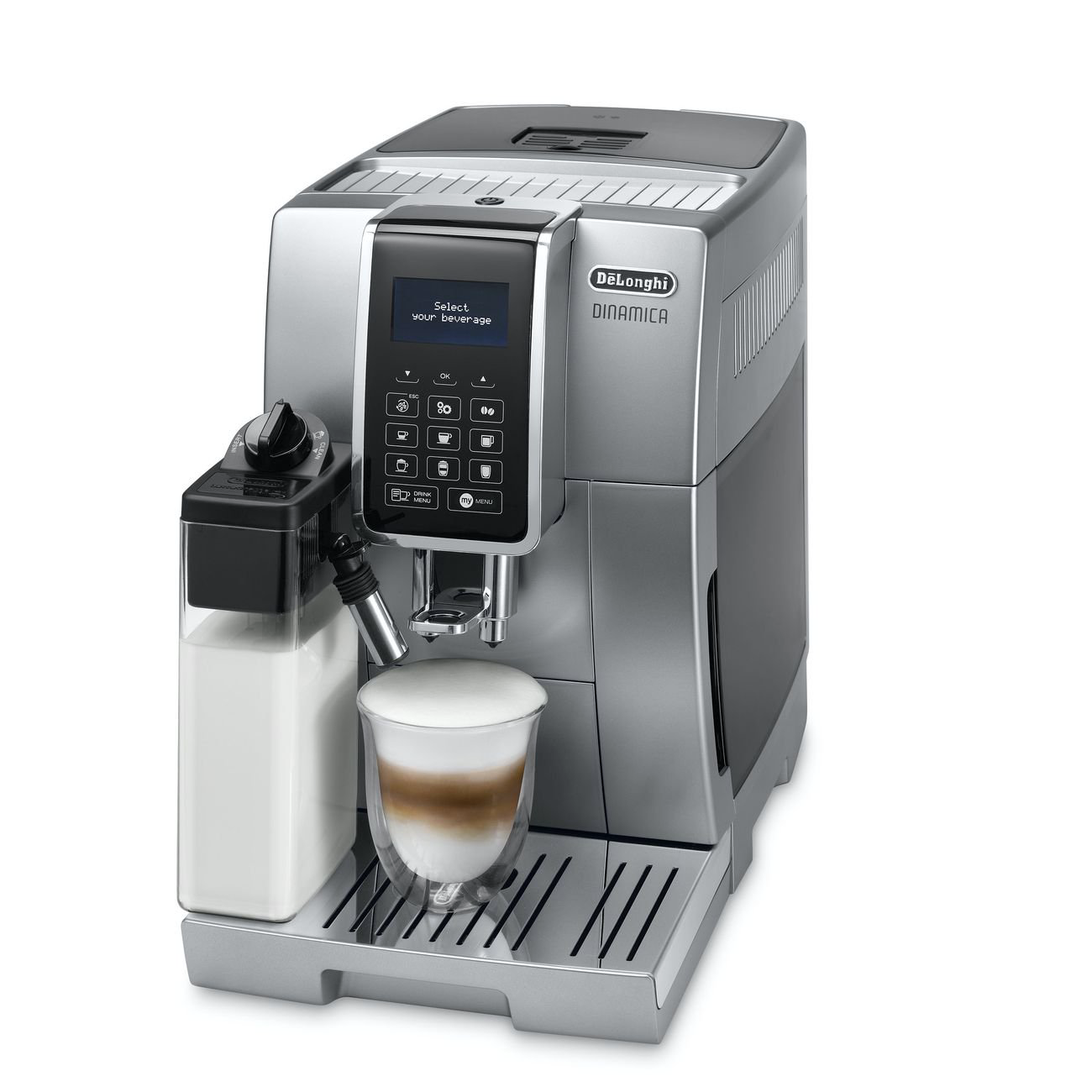 Кофеварка DeLonghi ECAM350.75.S серебристая купить,NaN