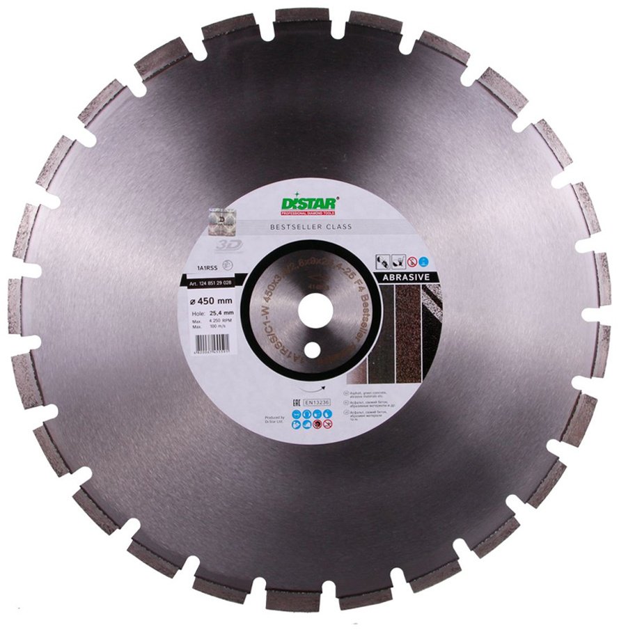Диск отрезной алмазный 500x25.4х3.8 мм, Distar Bestseller Abrasive 500x25,4 купить,NaN