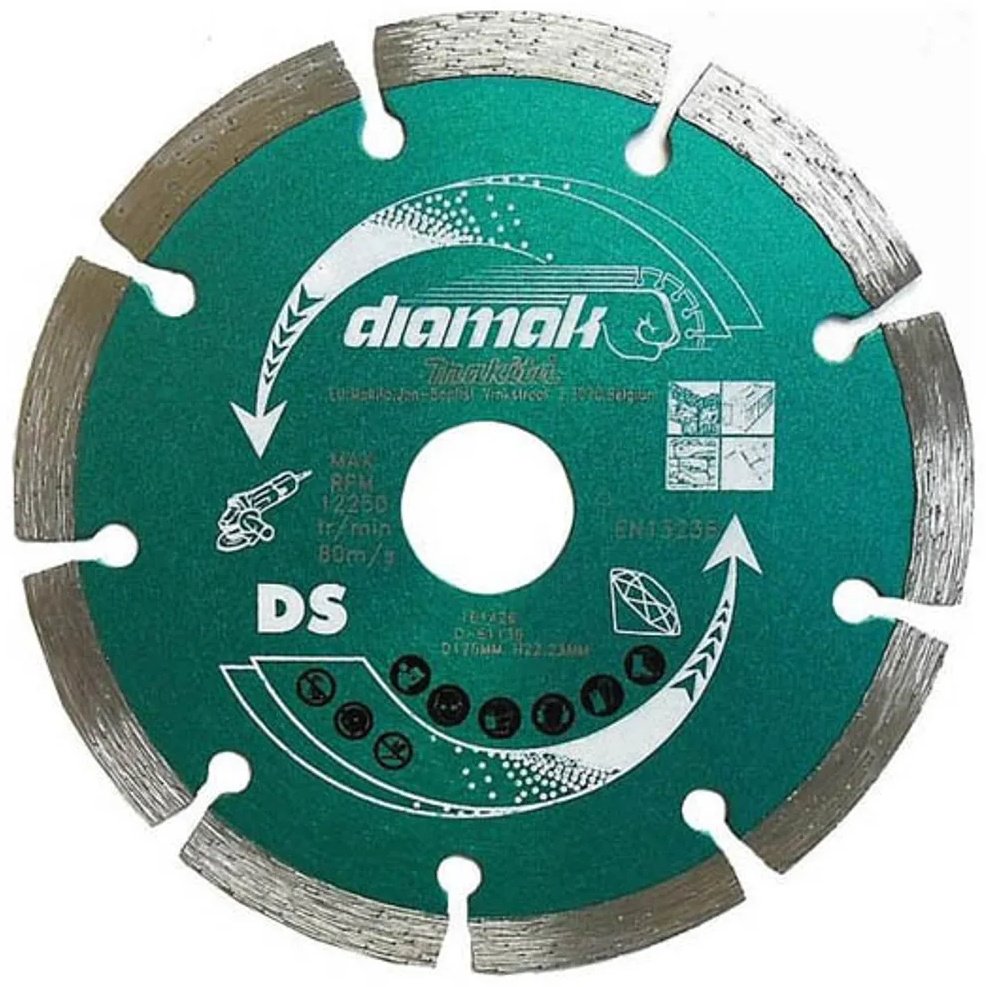 Диск отрезной алмазный 125x22.23х3 мм, Makita D-80086