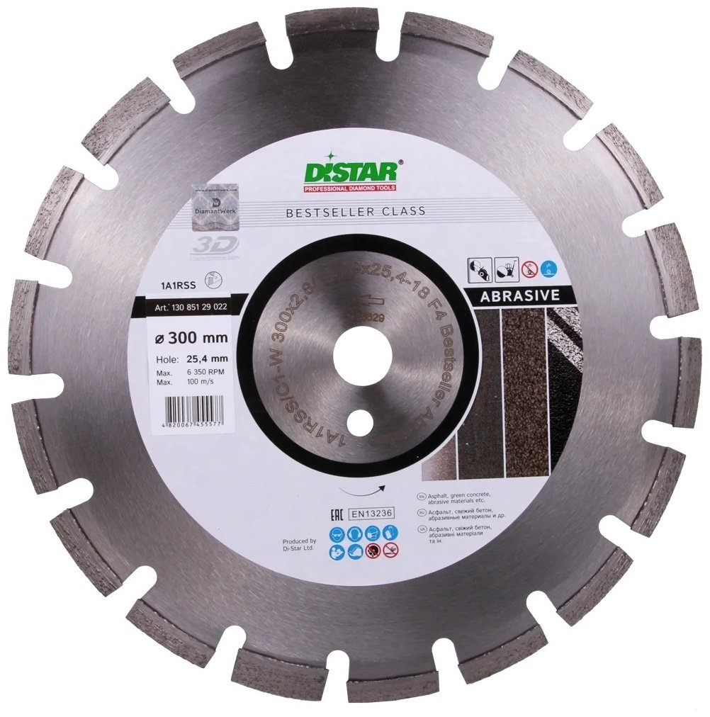 DiStar Bestseller Abrasive 13085129022 300x25.4