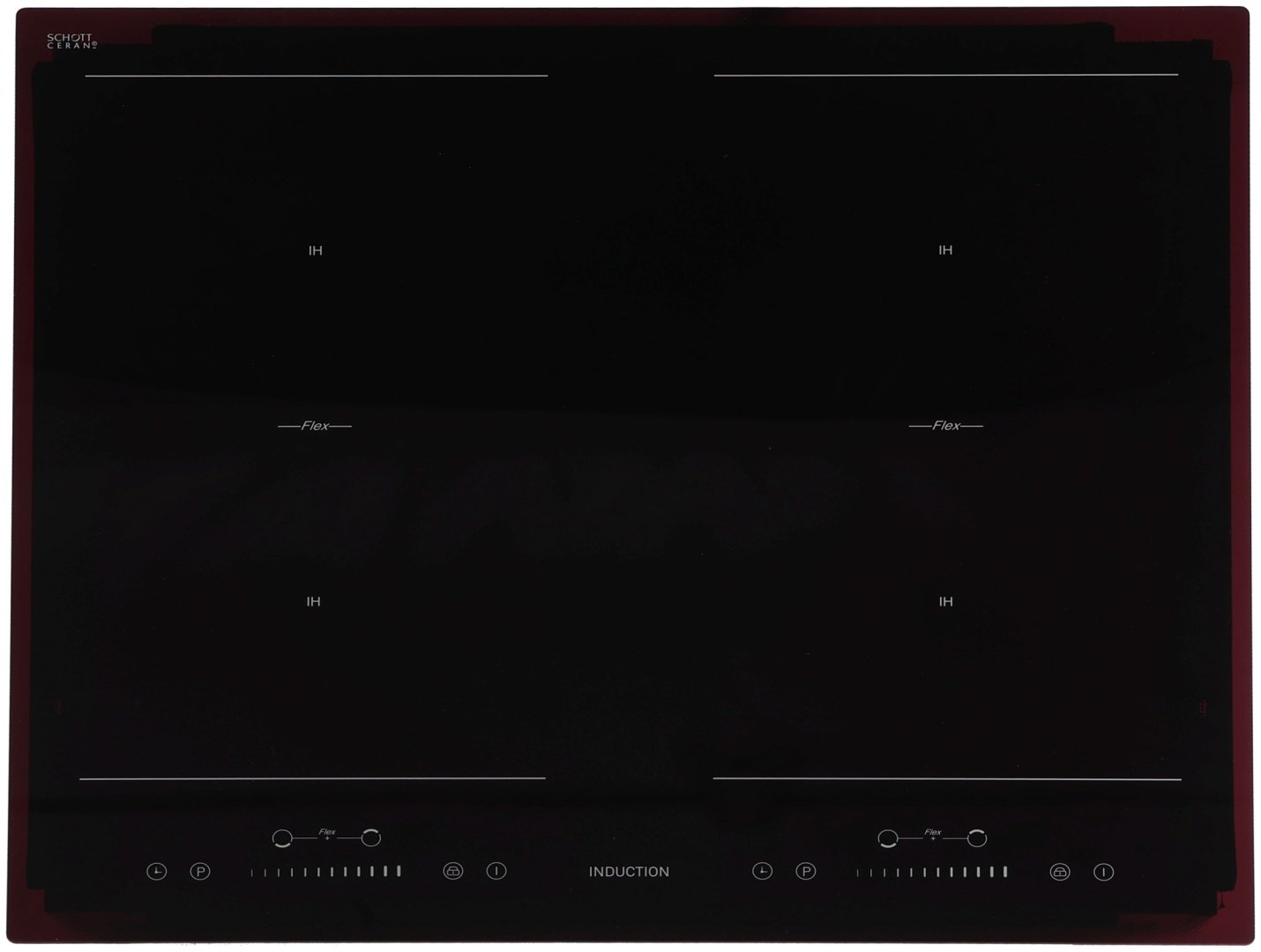 Варочная поверхность Hofmann ICT642DBS/HF черный купить,NaN