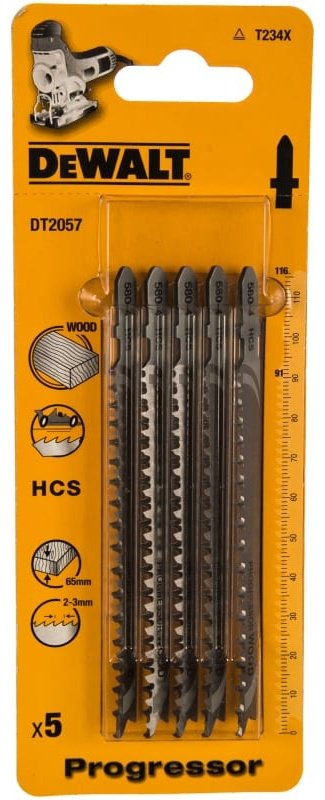 Пилки для лобзика по дереву 5 шт. DeWALT DT2057-QZ купить,NaN