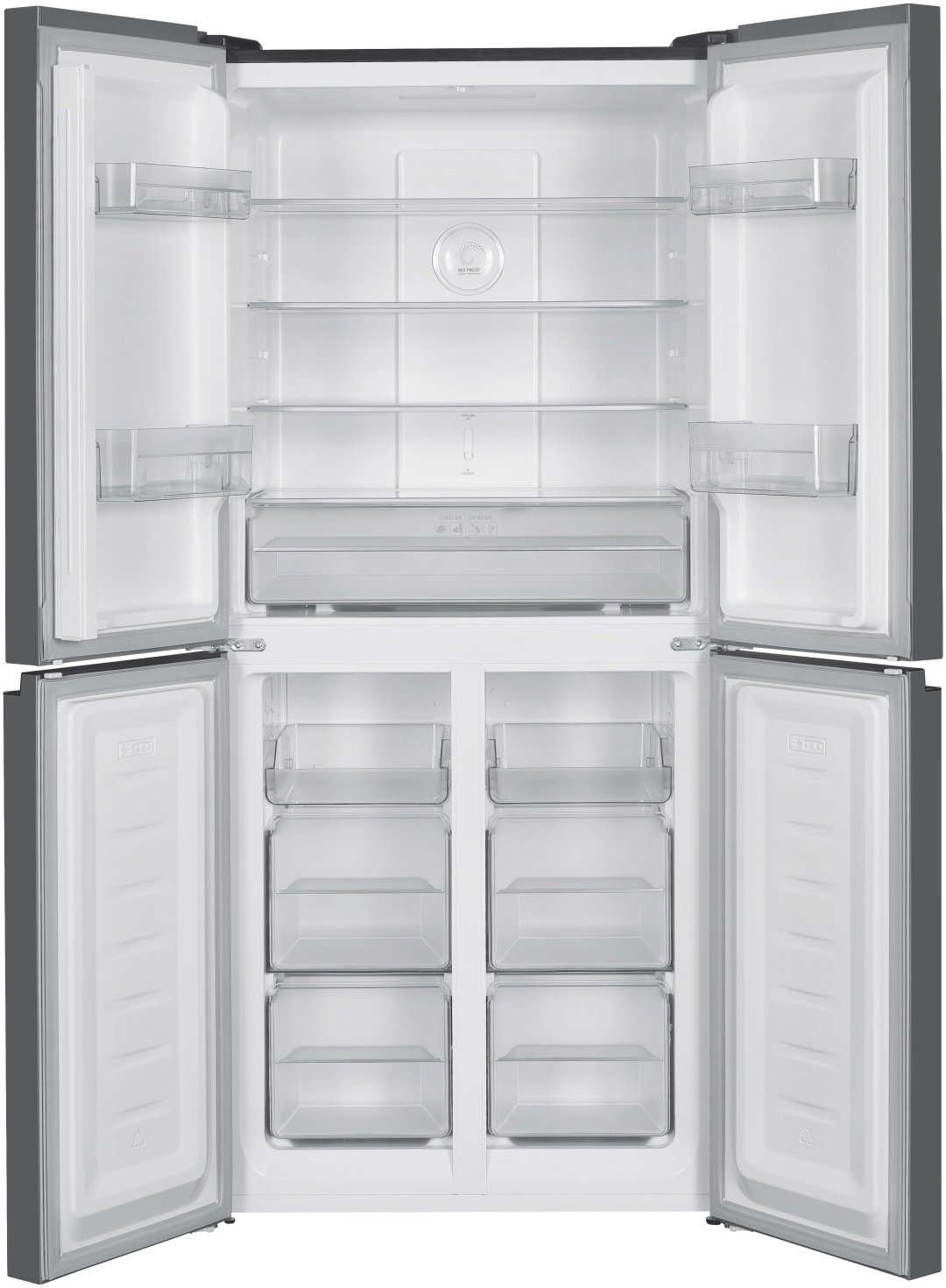 Холодильник SNOWCAP MD NF 400 BI черный купить,NaN