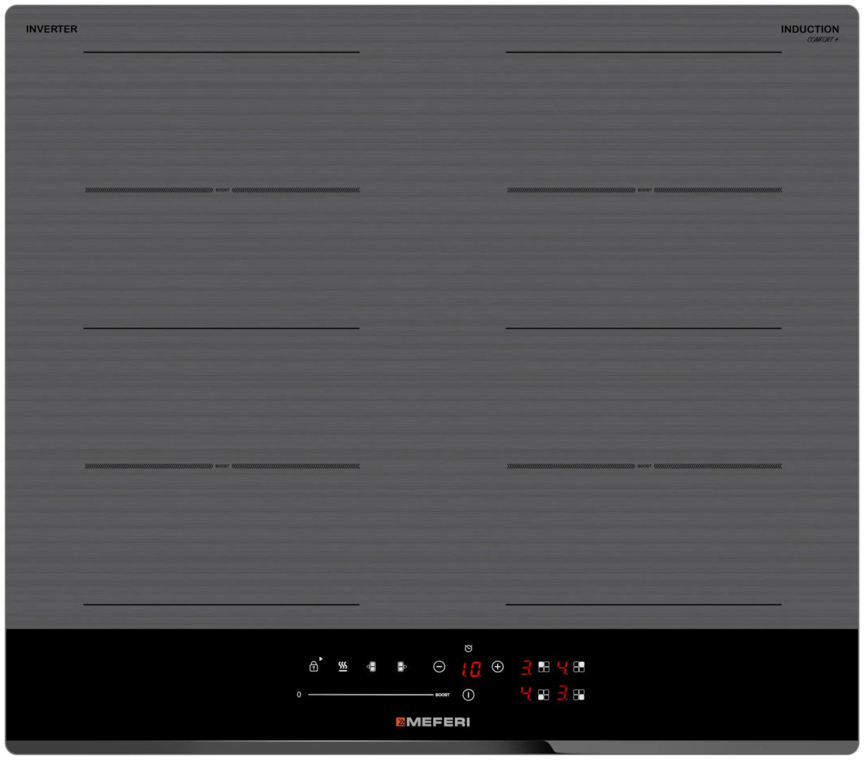 Варочная поверхность MEFERI MIH604GR COMFORT PLUS серый купить,NaN