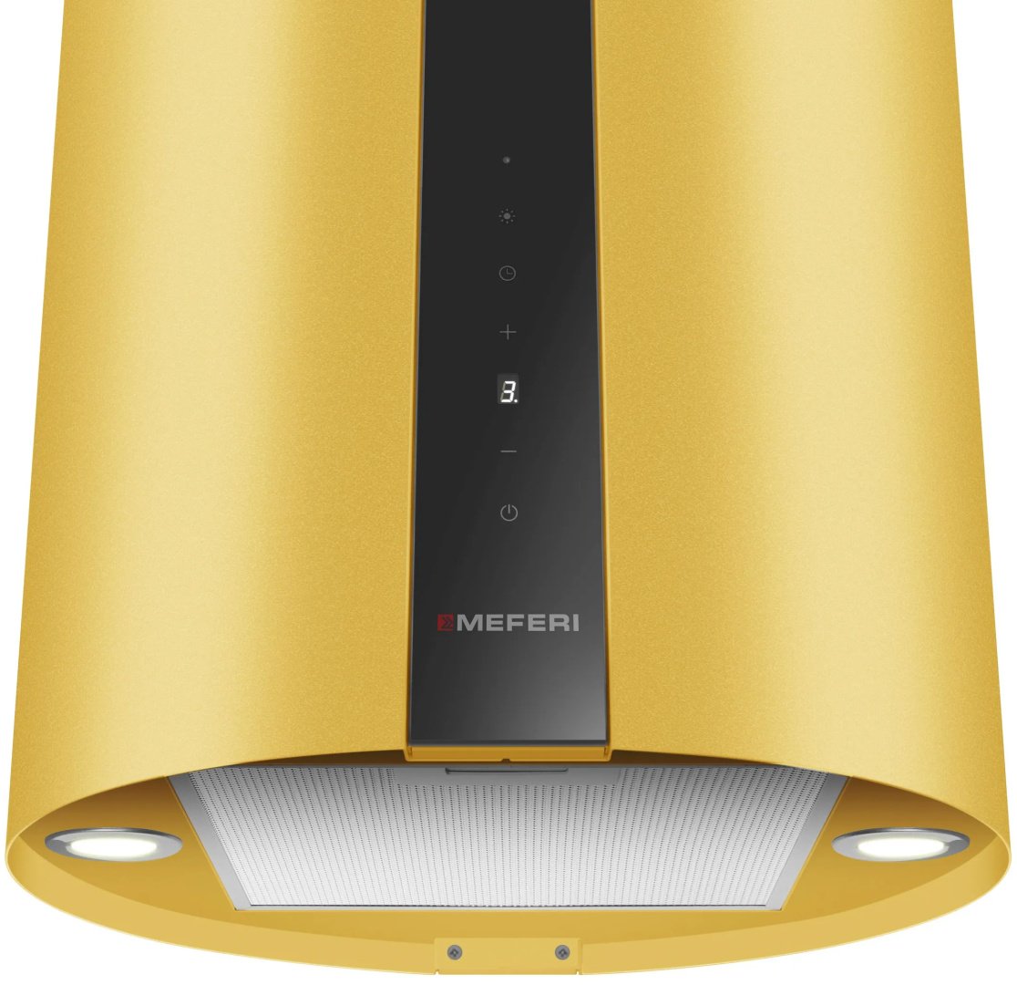 Вытяжка MEFERI TUBE40GOLD ISLA COMFORT PLUS золотистый купить,NaN