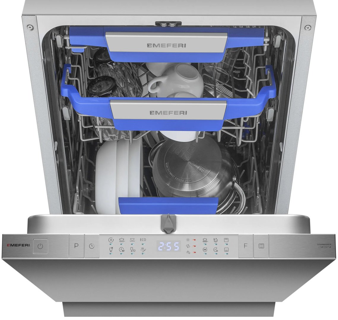 Посудомоечная машина MEFERI MDW4583 Comfort Plus серебристый купить,NaN