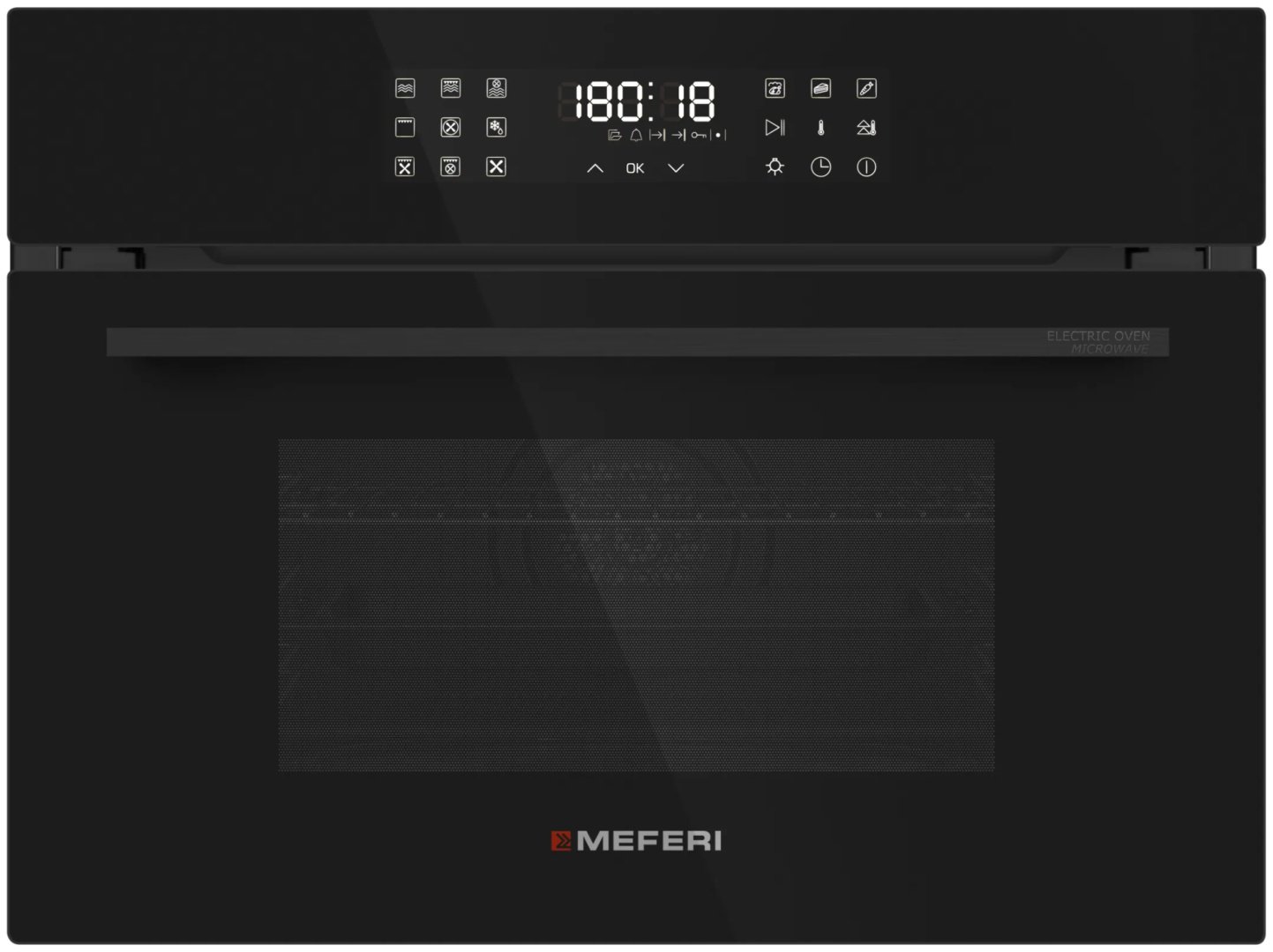 Духовой шкаф MEFERI MEO609BK MICROWAVE черный купить,NaN