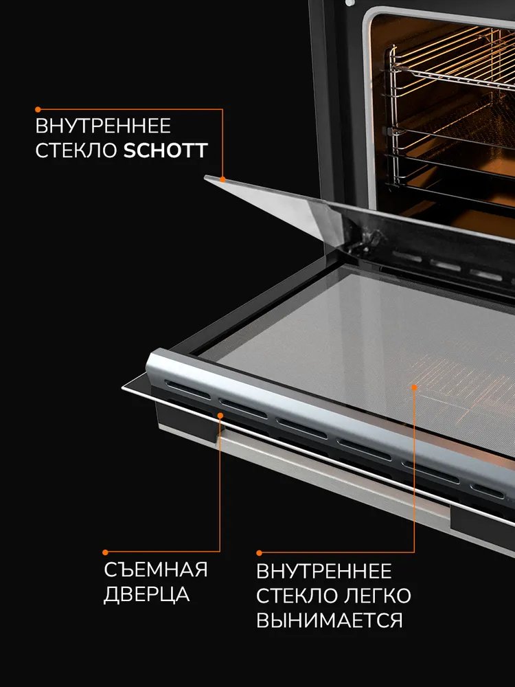 Духовой шкаф MILLEN MEO 6002 BL черный купить,NaN
