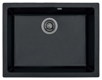 Кухонная мойка Hofmann SSU5544BK HF 44х56х22 см, гранит, тон черный купить,NaN
