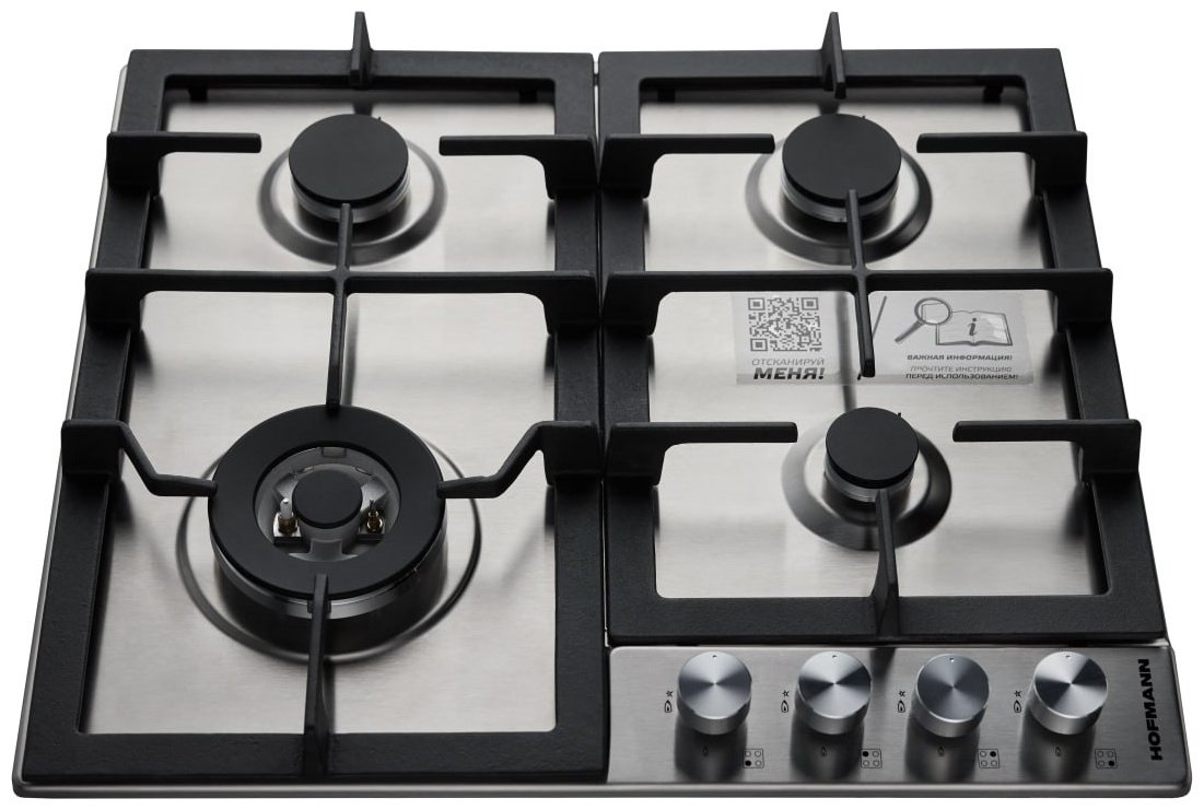 Варочная поверхность Hofmann CTBS641ATIX/HF стальной купить,NaN