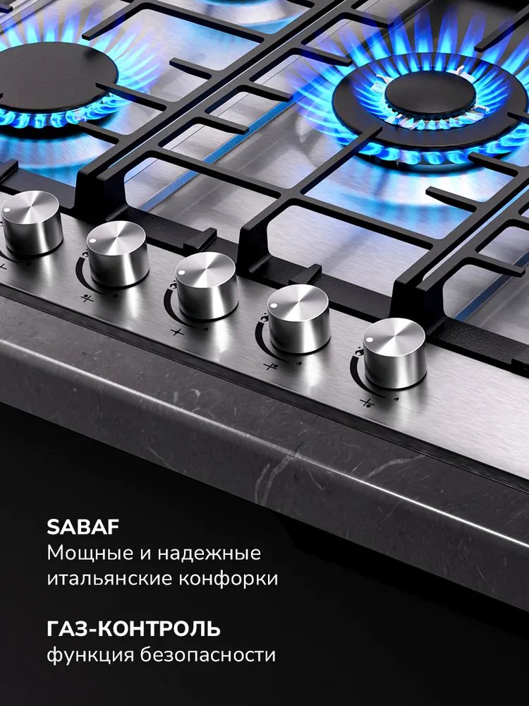 Варочная поверхность MILLEN MGH 701 IX серый купить,NaN