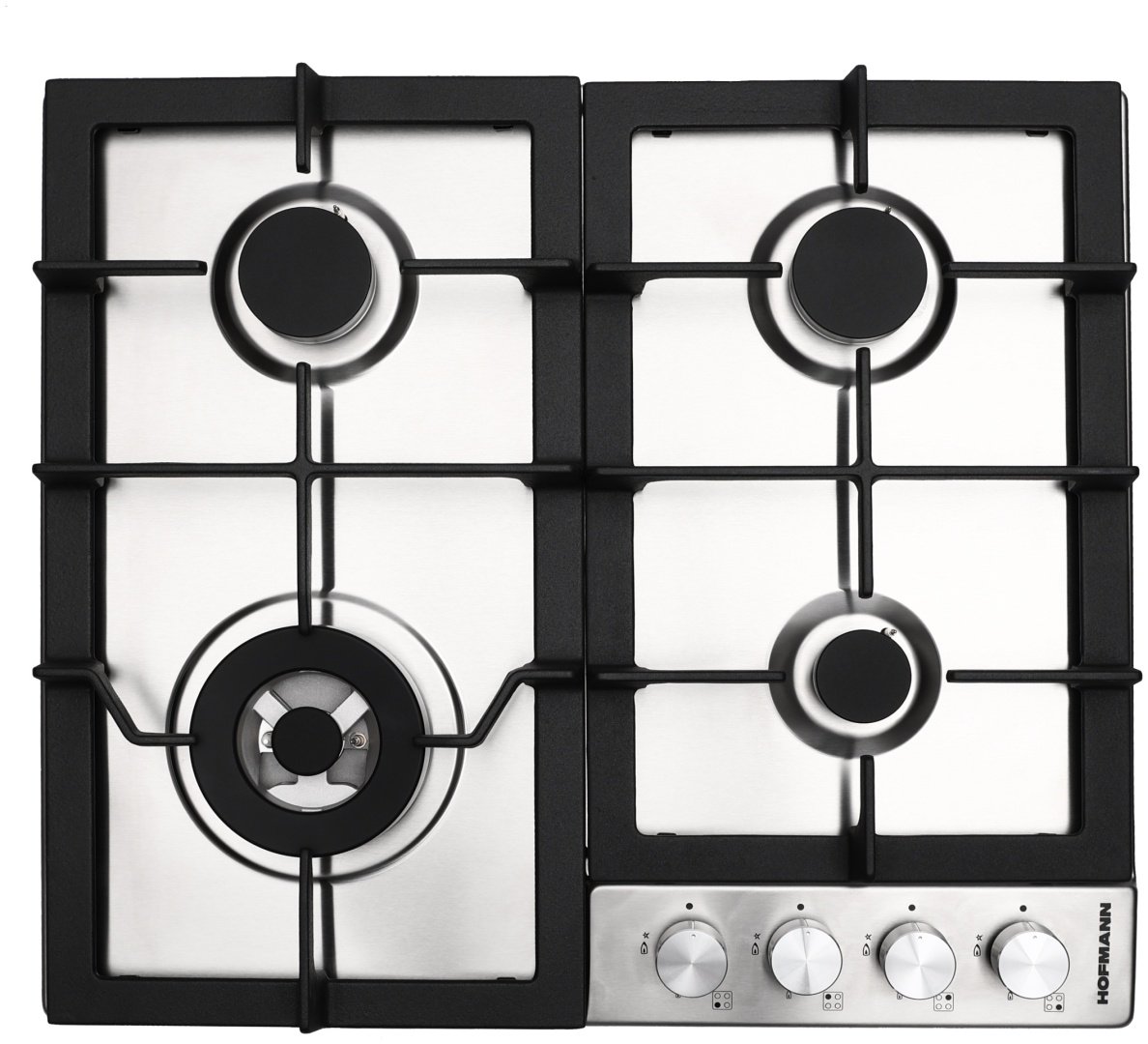 Варочная поверхность Hofmann CTBS641ATIX/HF стальной купить,NaN