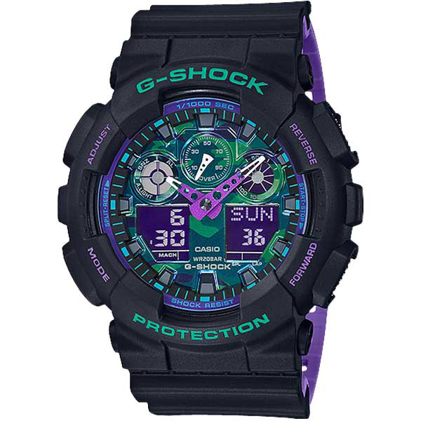 Часы Casio GA-100BL-1ADR купить,NaN