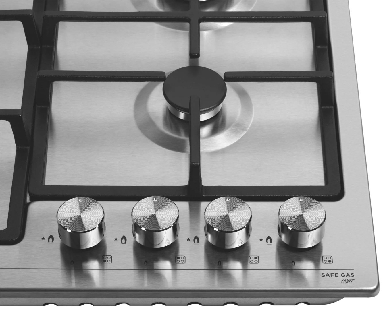 Варочная поверхность MEFERI MGH604IX LIGHT стальной купить,NaN
