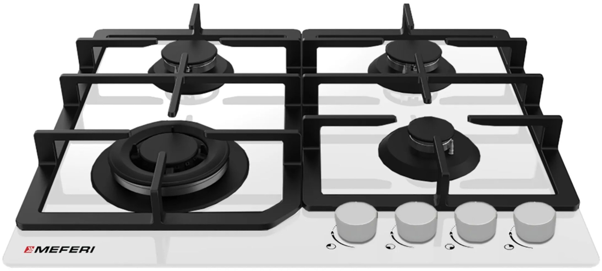 Варочная поверхность MEFERI MGH604WH GLASS COMFORT белый купить,NaN