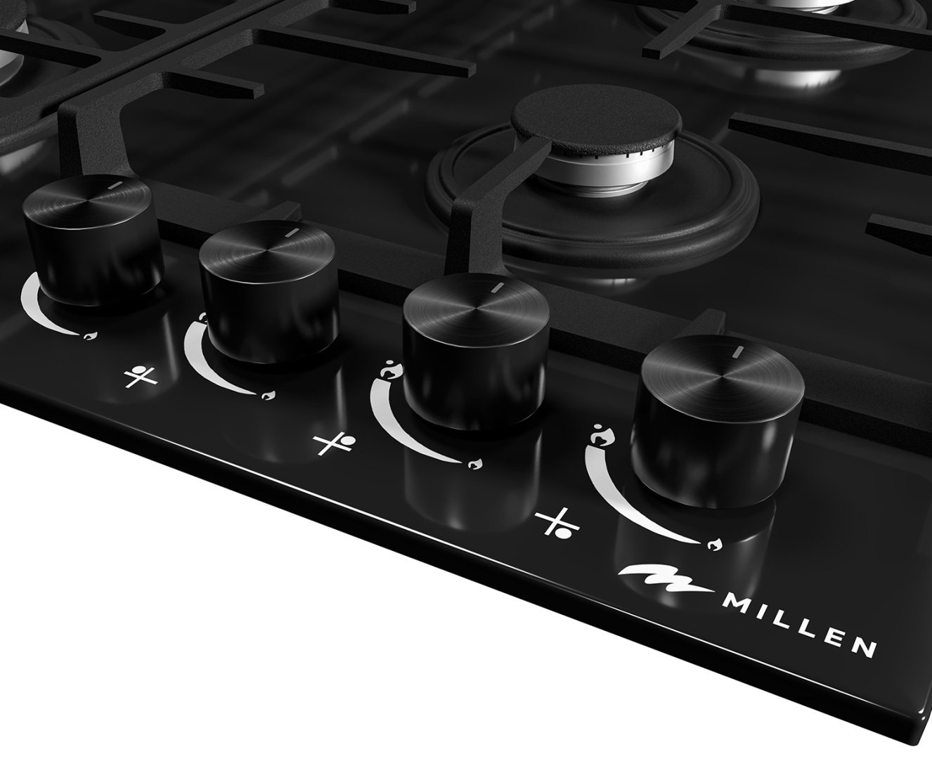 Варочная поверхность MILLEN MGHG 602 BL черный купить,NaN