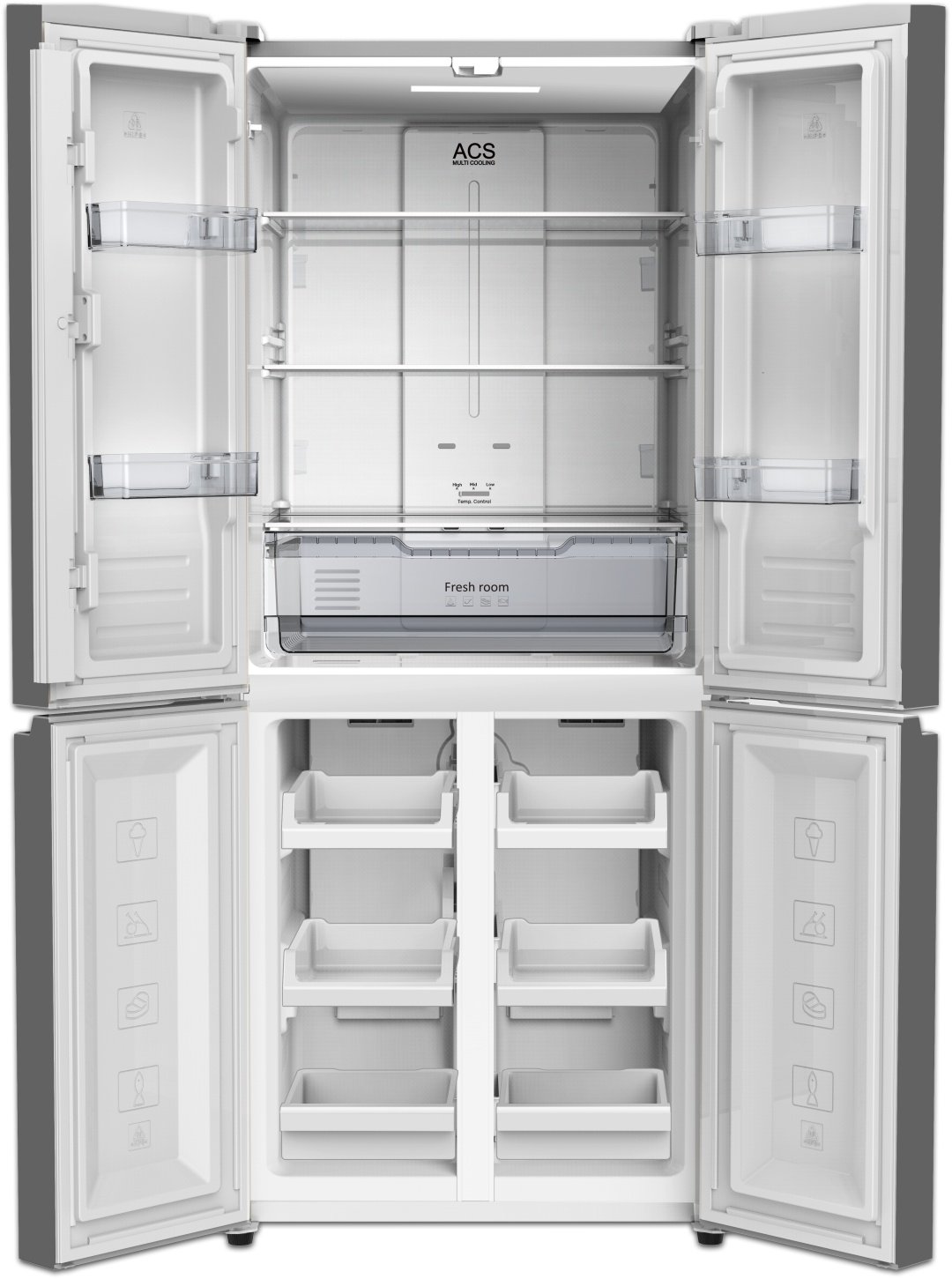 Холодильник Hofmann HR405MDBG черный купить,NaN