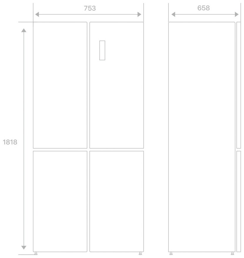 Холодильник Hofmann HR405MDBG черный купить,NaN