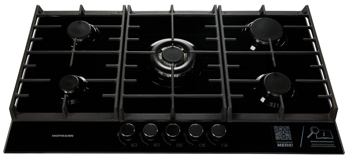 Варочная поверхность Hofmann CTV951MBG/HF черный купить,NaN