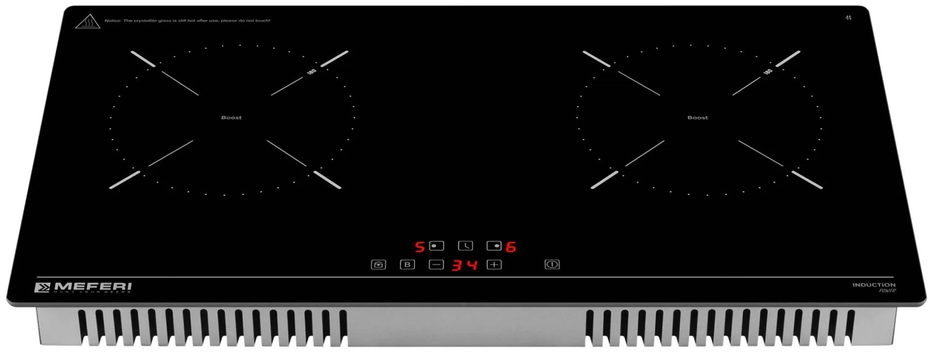 Варочная поверхность MEFERI MIH602BK Power черный купить,NaN
