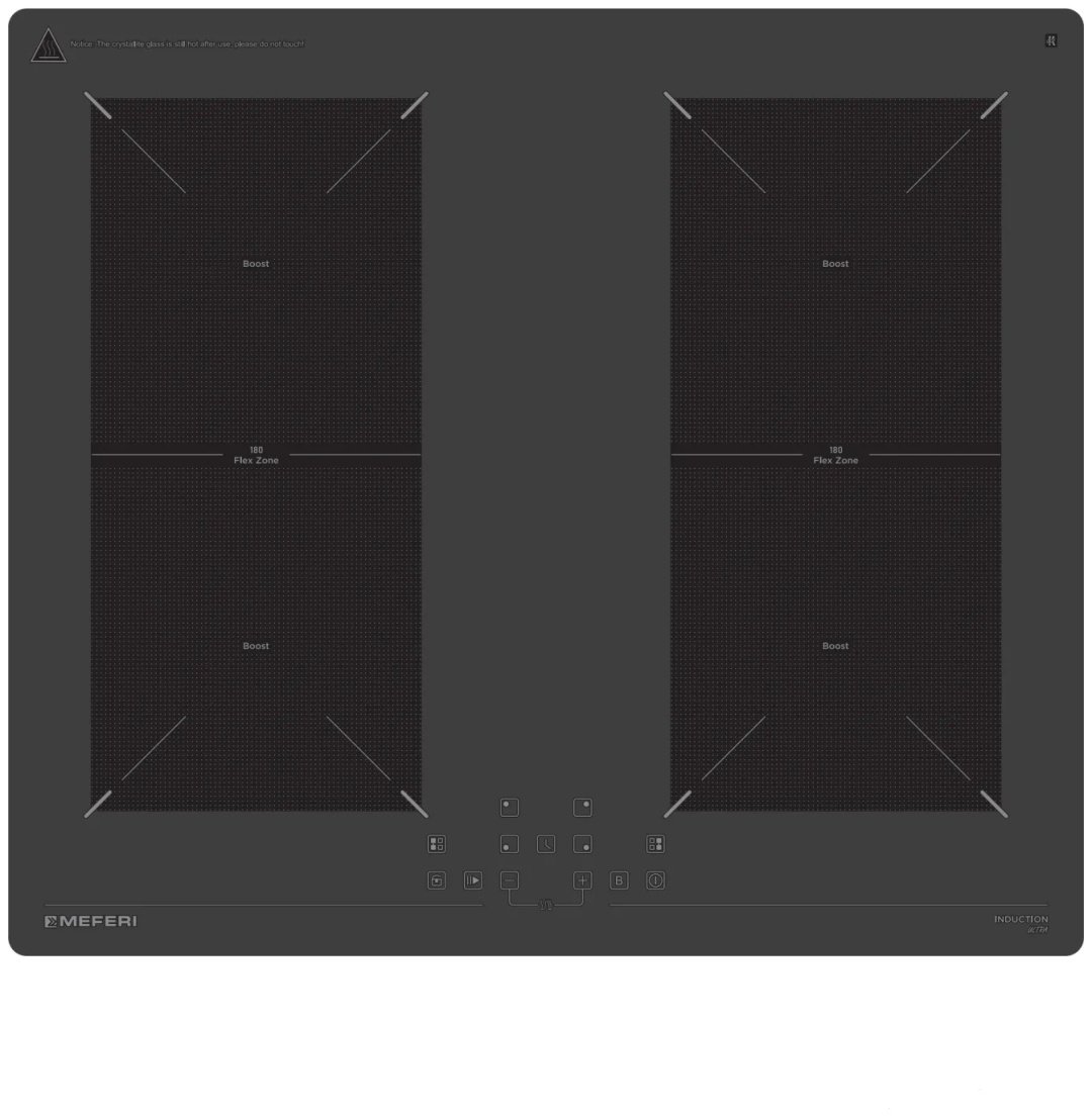 Варочная поверхность MEFERI MIH604BK Matt Ultra черный купить,NaN