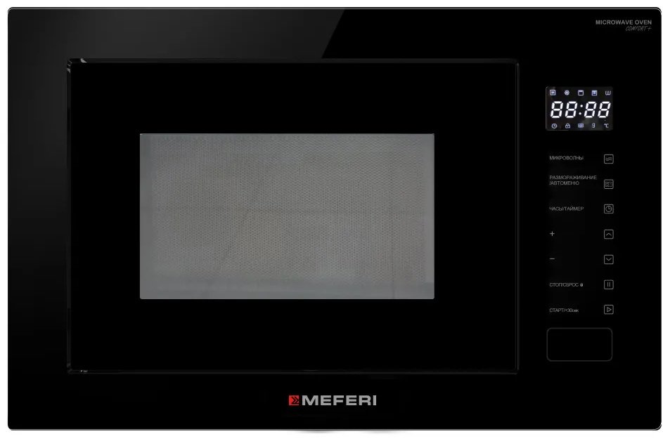 Микроволновая печь MEFERI MMO6028BK COMFORT PLUS черный купить,NaN