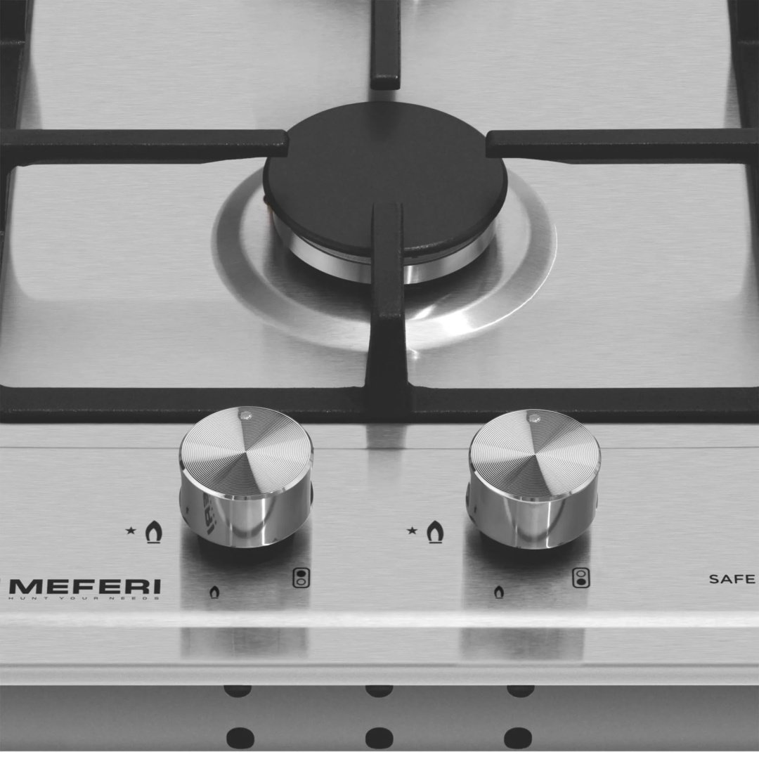 Варочная поверхность MEFERI MGH302IX LIGHT стальной купить,NaN