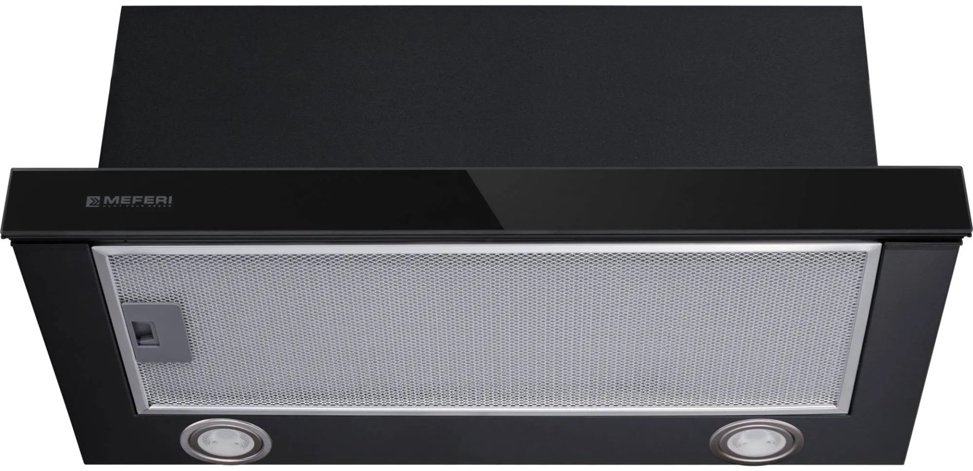 Вытяжка MEFERI SLIDEBOX60BK GLASS ULTRA черный купить,NaN