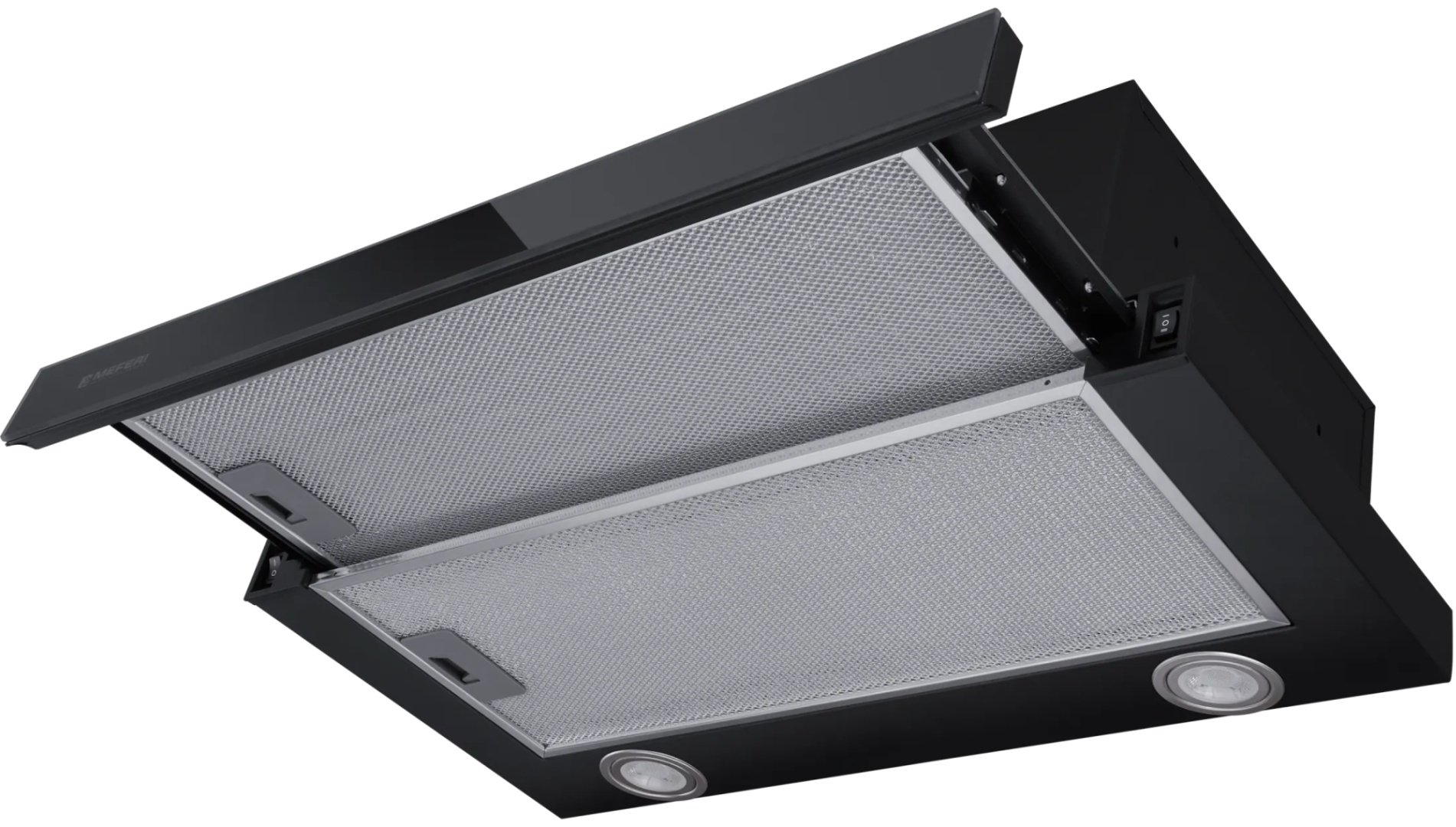 Вытяжка MEFERI SLIDEBOX60BK GLASS ULTRA черный купить,NaN