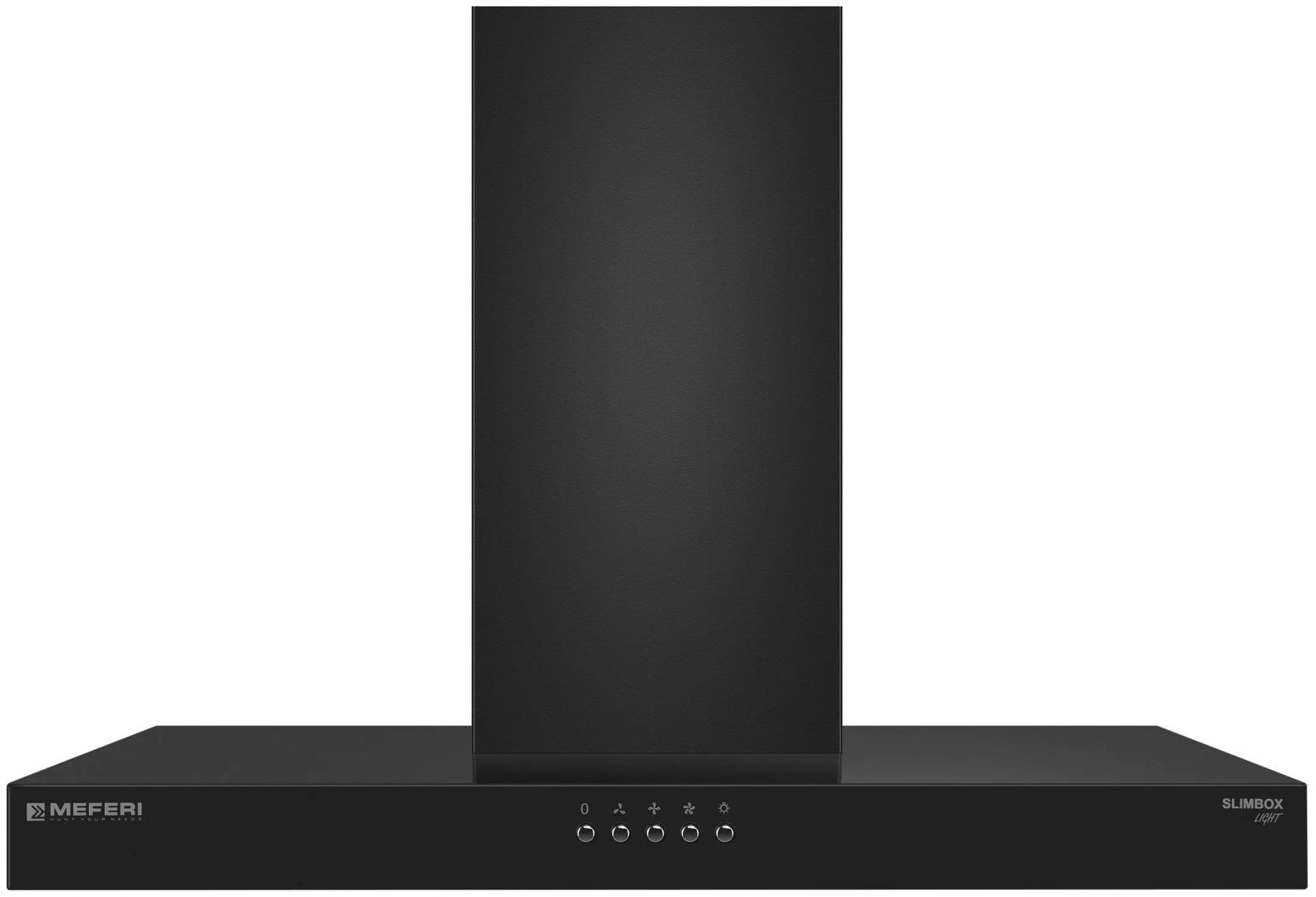 Вытяжка MEFERI SLIMBOX60BK LIGHT черный купить,NaN