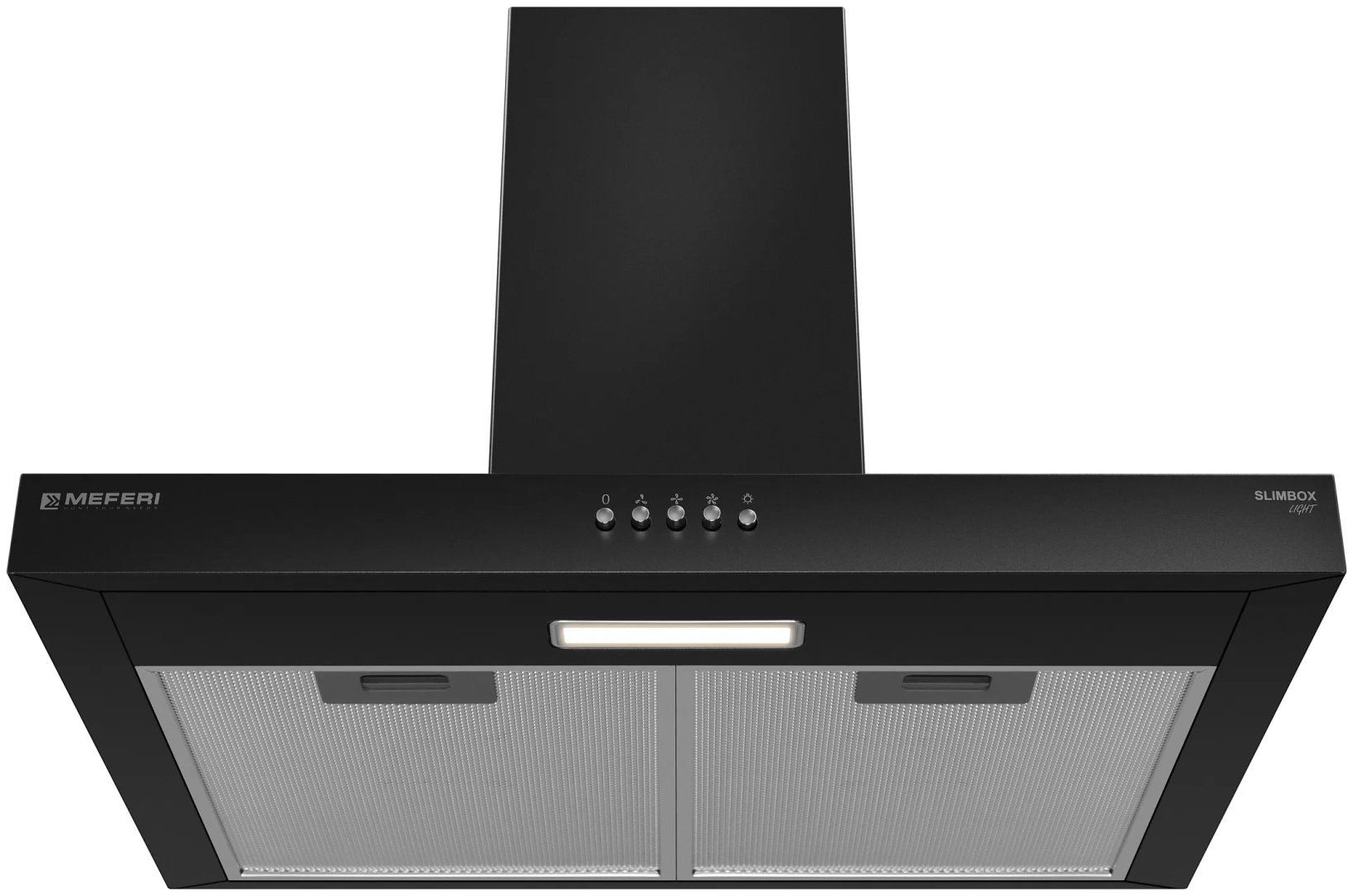 Вытяжка MEFERI SLIMBOX60BK LIGHT черный купить,NaN