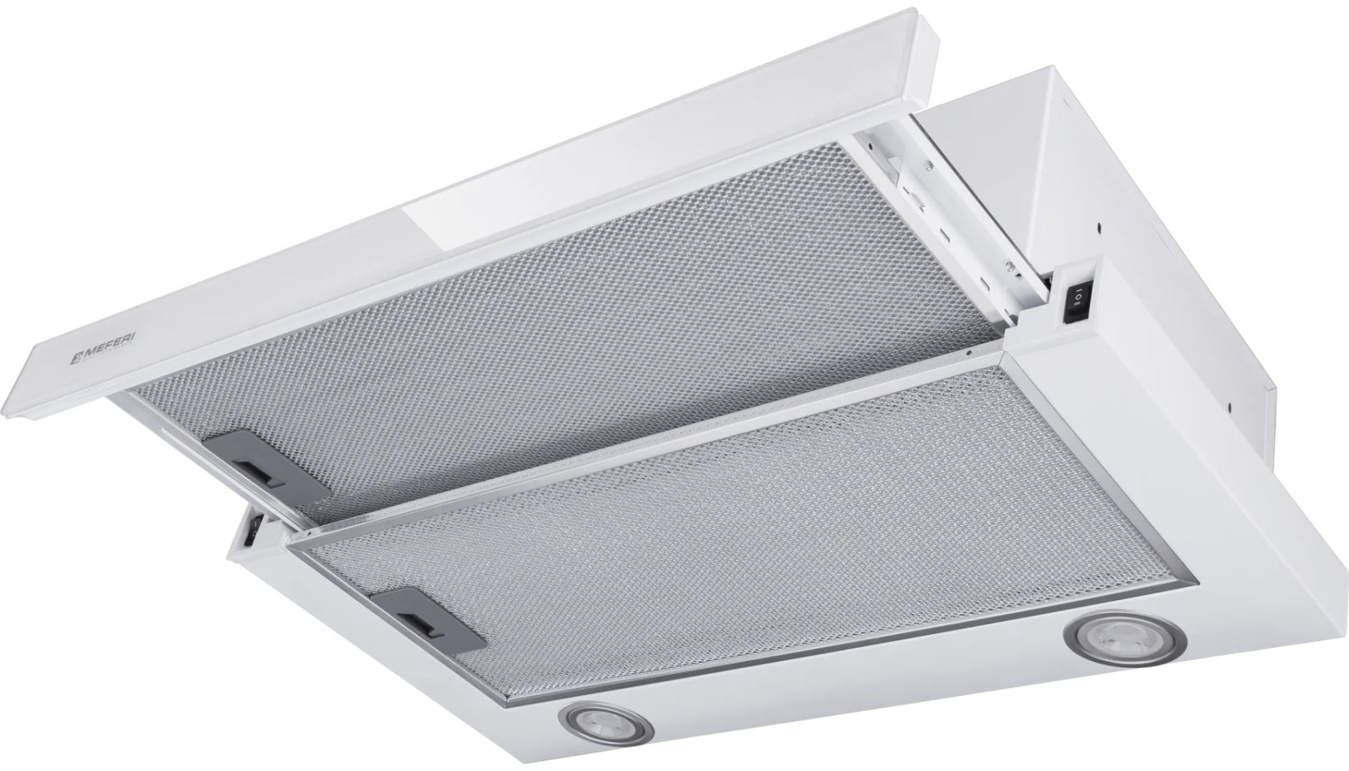 Вытяжка MEFERI SLIDEBOX60WH GLASS ULTRA белый купить,NaN