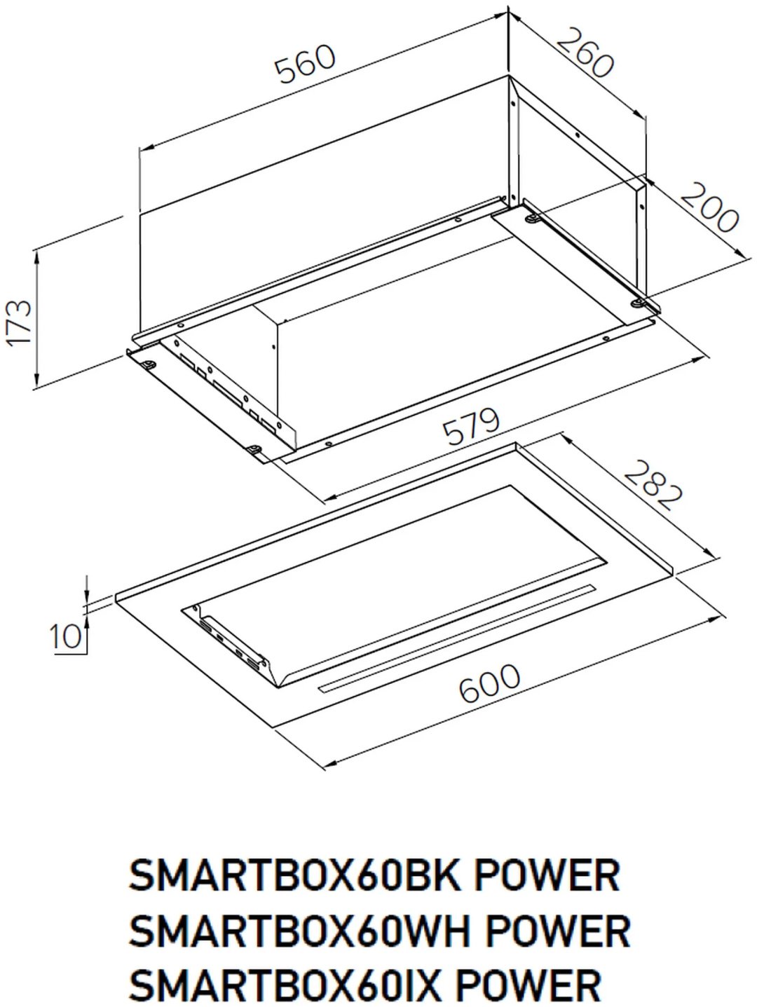 Вытяжка MEFERI SMARTBOX60WH POWER белый купить,NaN