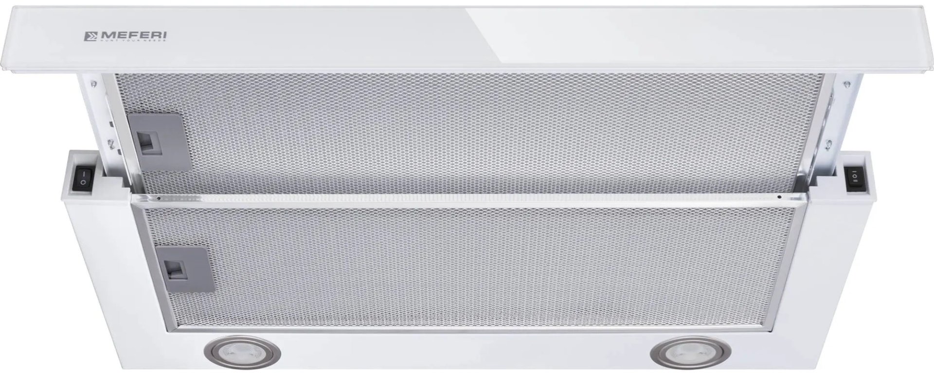 Вытяжка MEFERI SLIDEBOX60WH GLASS ULTRA белый купить,NaN