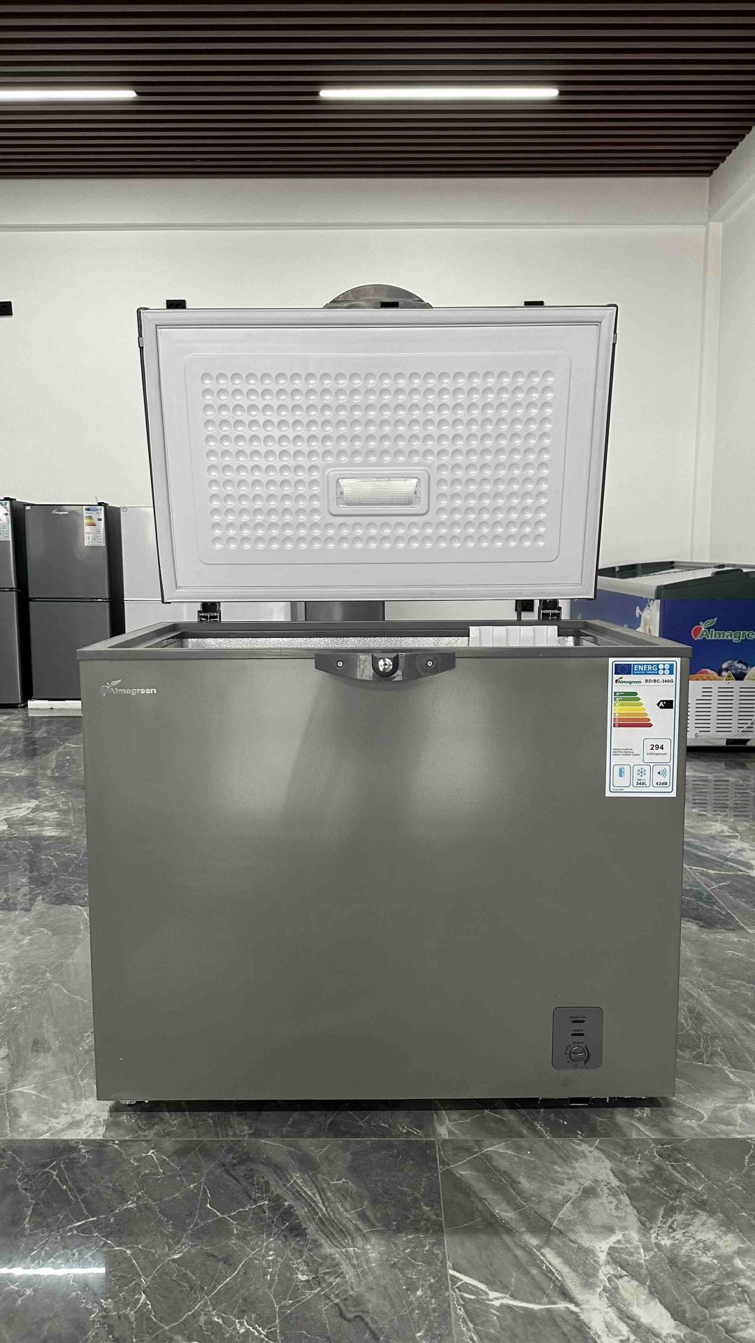 Морозильник Almagreen BD/BC-340G 340 л серый купить,NaN