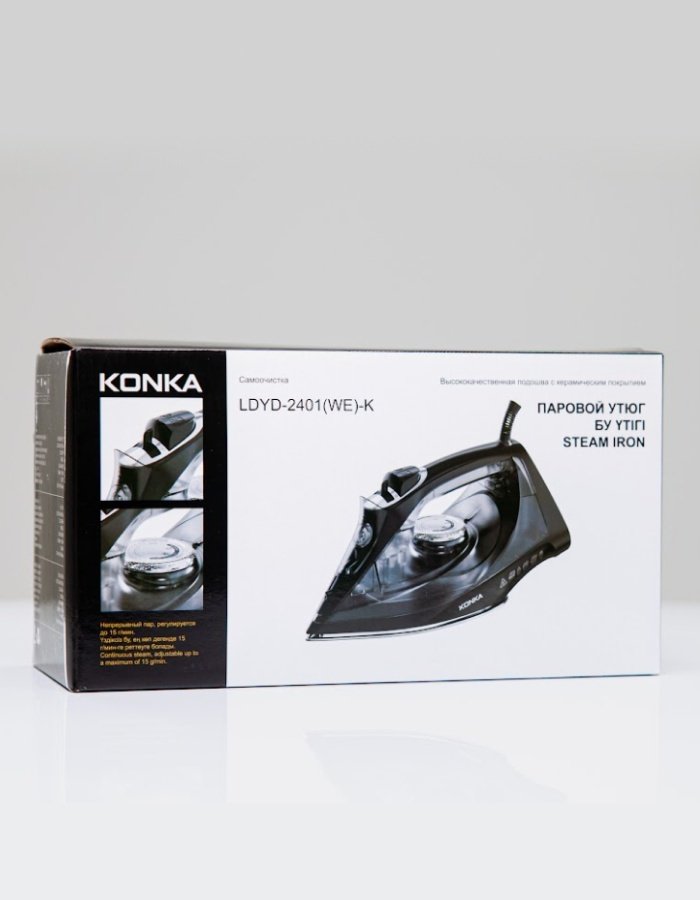 Утюг KONKA LDYD-2401(WE)-K черный купить,13990