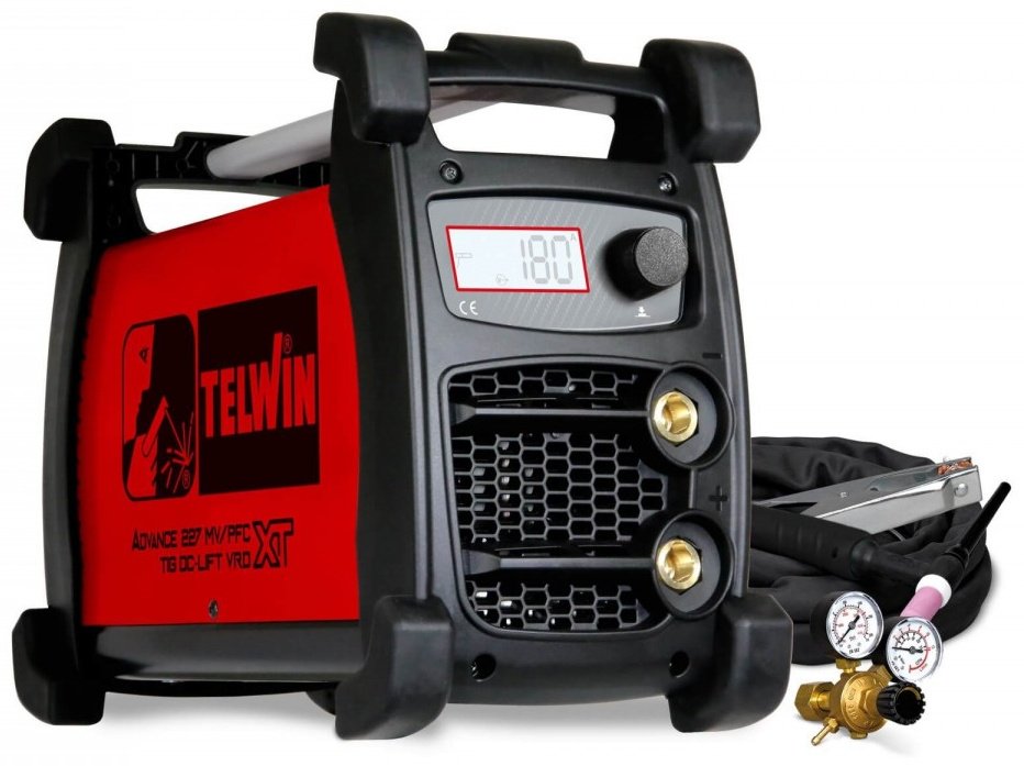 Telwin сварочный инвертор Аdvance 227XT MV/PFC VRD 100-240V ACX+VA (TIG, MMA) купить,NaN
