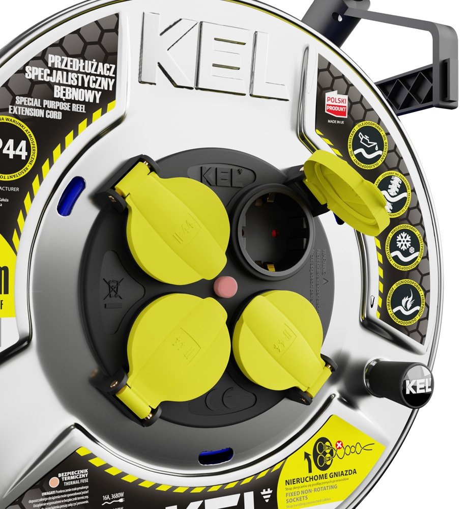 Удлинитель на катушке Kel W-99471 50 м