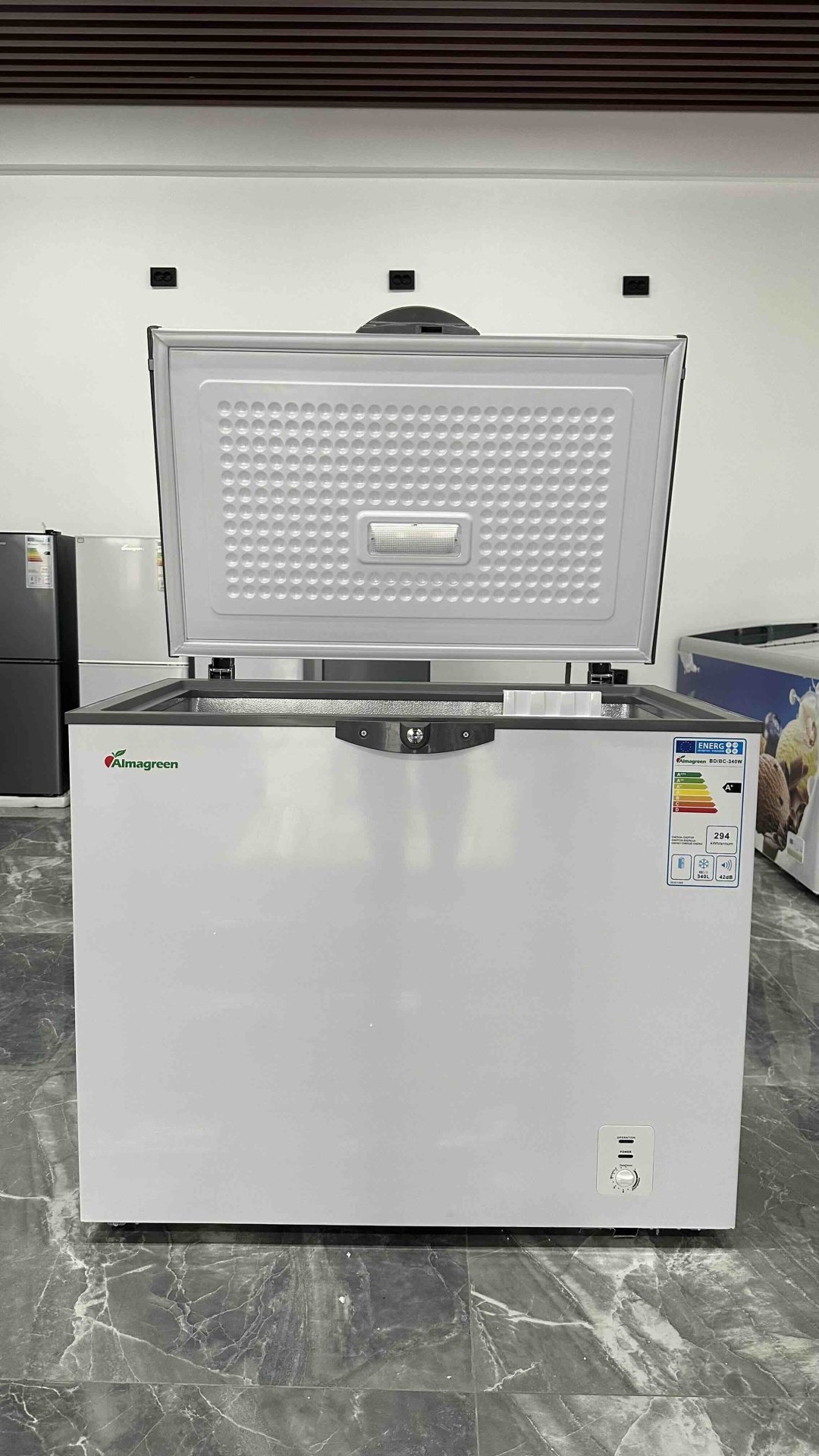 Морозильник Almagreen BD/BC-340W 340 л белый купить,NaN