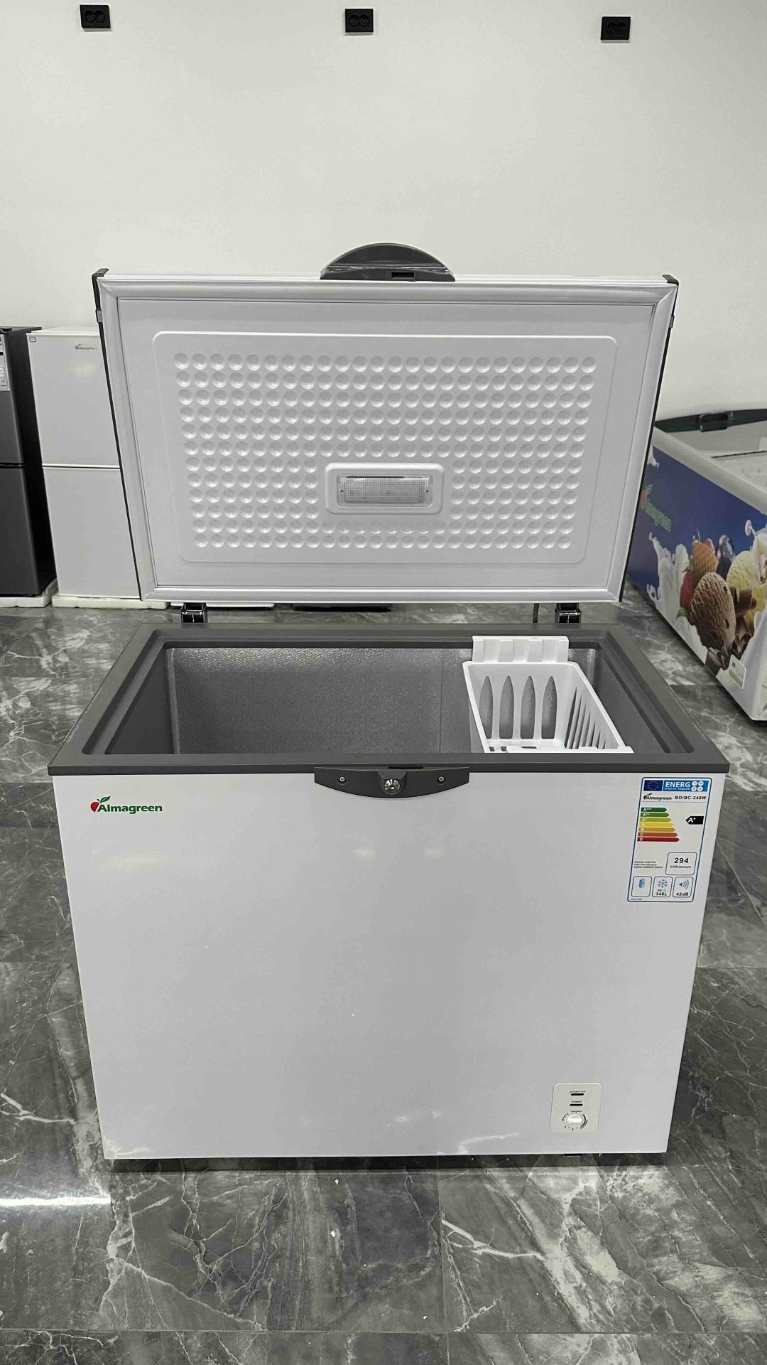 Морозильник Almagreen BD/BC-340W 340 л белый купить,NaN