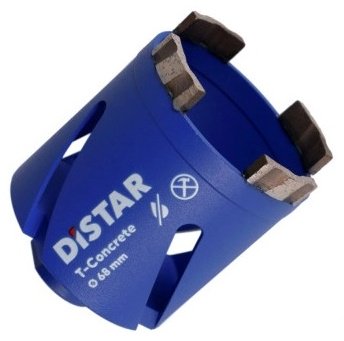 Коронка Distar 17984445079 алмазная D 68 мм L 65 мм, 1 шт купить,NaN