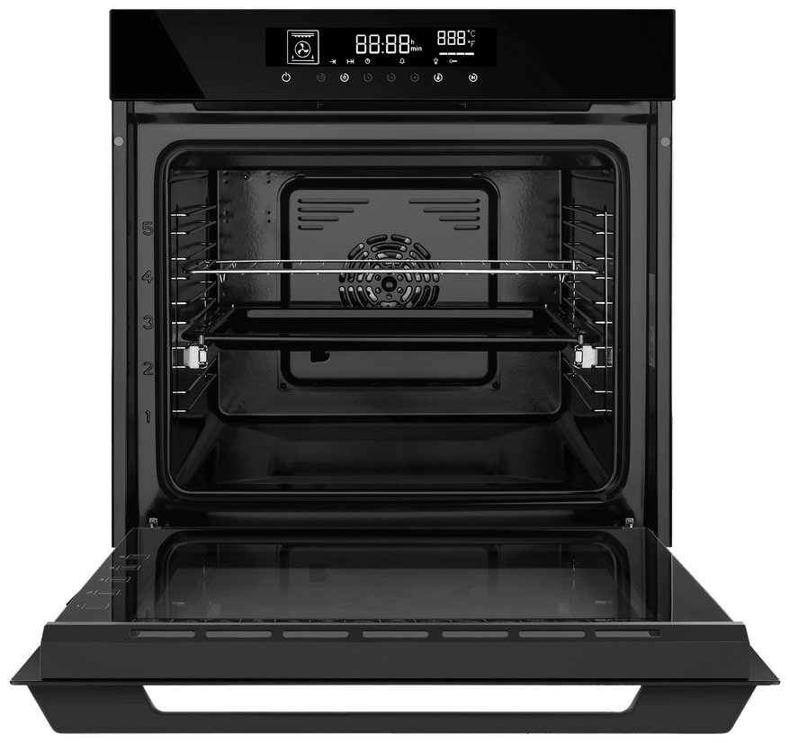 Духовой шкаф MAUNFELD AEOD76106B черный купить,NaN