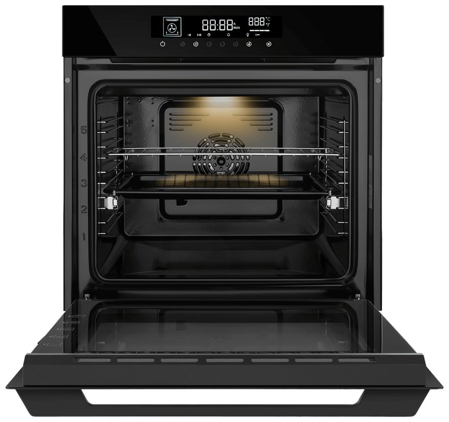 Духовой шкаф MAUNFELD AEOD76106B черный купить,NaN