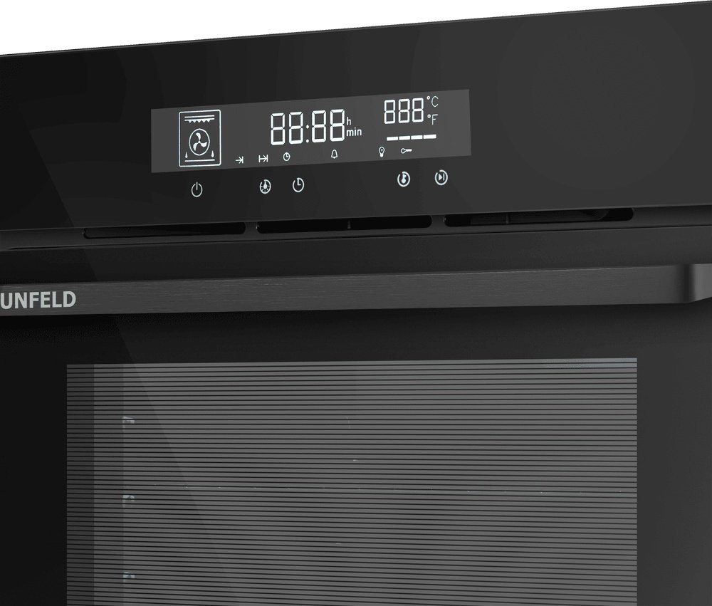 Духовой шкаф MAUNFELD AEOD76106B черный купить,NaN
