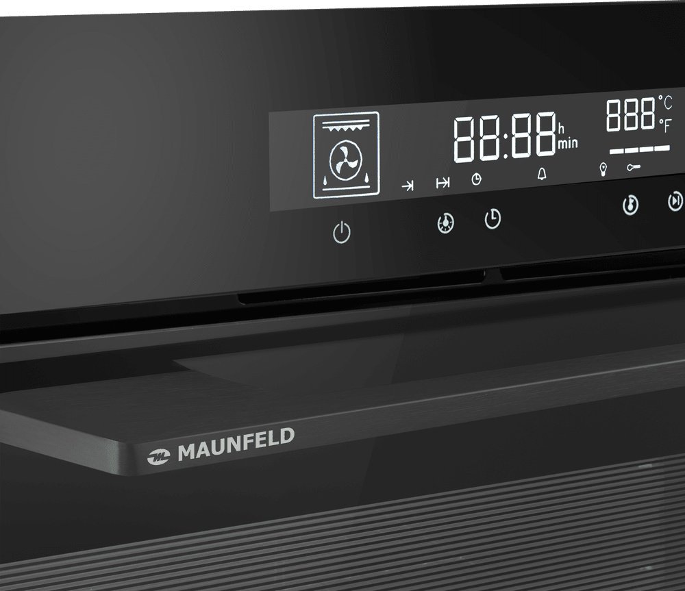 Духовой шкаф MAUNFELD AEOD76106B черный купить,NaN